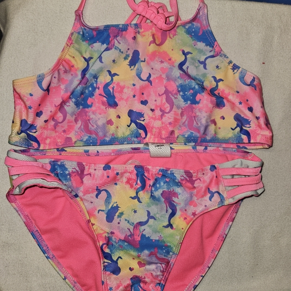 Wonder Nation Girls Mermaid Bikini Size Xl (14-16) - Picture 2 of 9